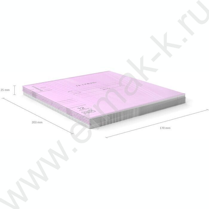 Тетрадь  12л линейка с пластиковой обложкой "Классика CoverPrо Vivid" /фиолетовый | Фото 4