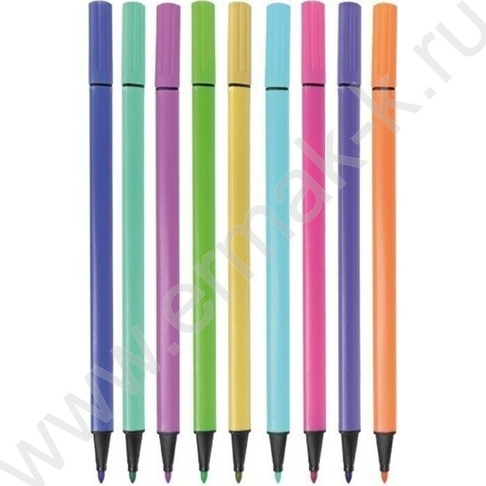 Фломастеры  36цв Triolino трехгранные, вентилируемый колпачок, к/кор с подвесом | Фото 2