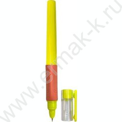 Ручка перьевая School. StydyPen /перо среднее F (Fine), 3-и баллончиками 0,8мл, желтый корпус | Фото 1