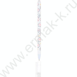 Ручка гелевая со стираемыми чернилами синяя 0,5мм Лапки/цветной с рисунком корпус /ассорти/,блис | Фото 2