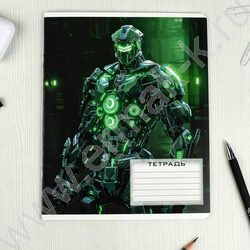 Тетрадь  12л клетка "Роботы" /выборочный  УФ-лак/ ассорти | Фото 7