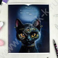Тетрадь  18л клетка "Кошечки-принцессы" /выборочный  УФ-лак/ ассорти | Фото 6
