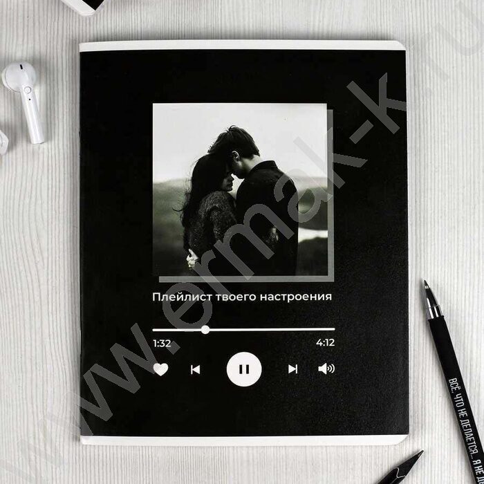 Тетрадь  48л линейка "Музыка настроения" /выб.ТВИН-лак/ ассорти | Фото 3