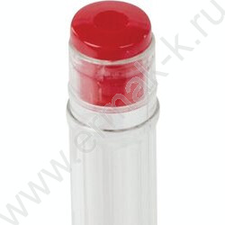 Ручка гелевая красная 0,5мм "Basic" GP-789 /прозр.корпус | Фото 5