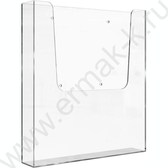 Карман настенный А4 210*297мм вертикальный, полистирол /2 штуки в упаковке. | Фото 1