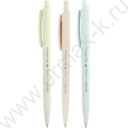 Ручка шар авт SlimClick.MILKY синяя 0,5мм | Фото 1