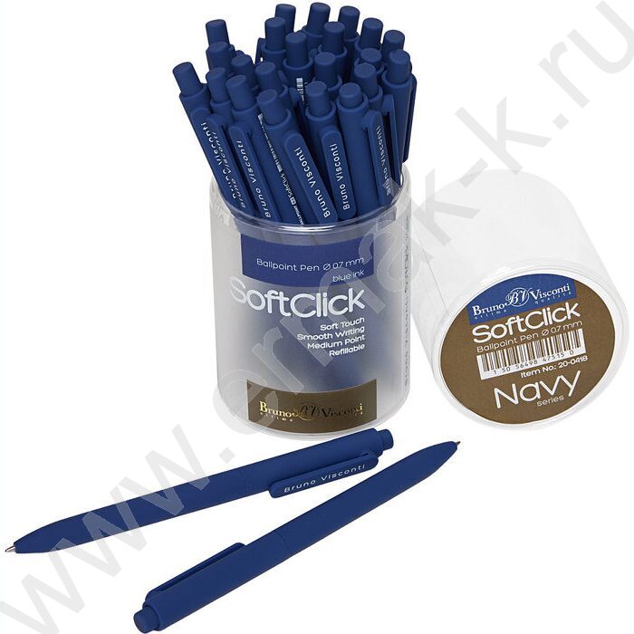 Ручка шар авт SlimClick.NAVY синяя 0,5мм | Фото 3