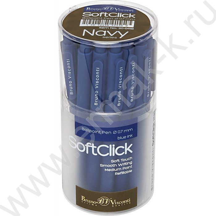 Ручка шар авт SlimClick.NAVY синяя 0,5мм | Фото 4