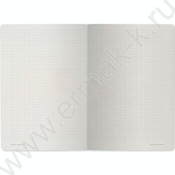 Тетрадь  40л клетка "BLACK&WHITE. Сердечки" 70 г/м2 бежевая бумага | Фото 3