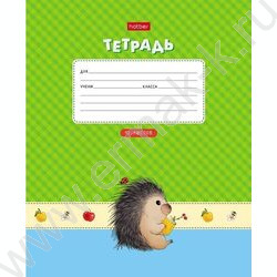 Тетрадь  12л клетка "Крошка Дик" /тиснение/ 5видов | Фото 1