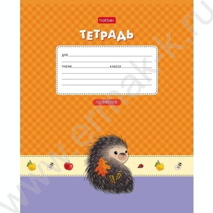 Тетрадь  12л клетка "Крошка Дик" /тиснение/ 5видов | Фото 2