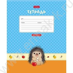 Тетрадь  12л клетка "Крошка Дик" /тиснение/ 5видов | Фото 5