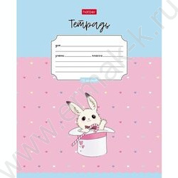 Тетрадь  12л клетка "Милашка Банни" 5видов | Фото 3