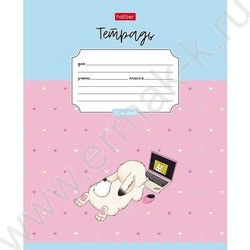 Тетрадь  12л клетка "Милашка Банни" 5видов | Фото 4