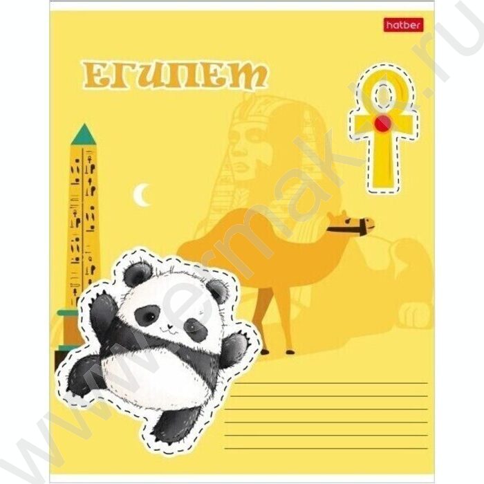 Тетрадь  24л клетка "Плюшевые панды" 5видов | Фото 2