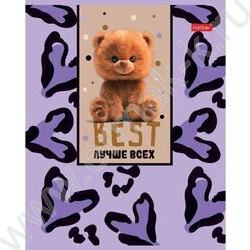 Тетрадь  24л клетка "Пушистый мишка" 5видов | Фото 5