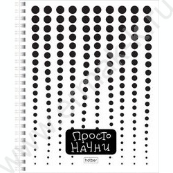 Тетрадь  48л клетка/спираль "Просто" /глянец./ 4вида | Фото 4