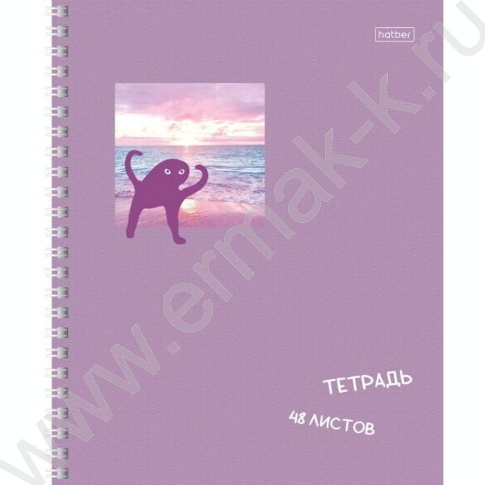 Тетрадь  48л клетка/спираль "Чипи-чипи" /мат.лам./ 4вида | Фото 4