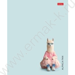 Тетрадь  48л клетка/пластик обл. "Alpaca fan" ассорти | Фото 5