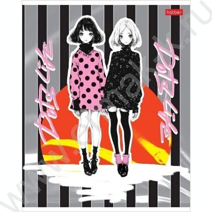 Тетрадь  48л клетка "Dots Life" /выб.лак/ 5видов | Фото 1