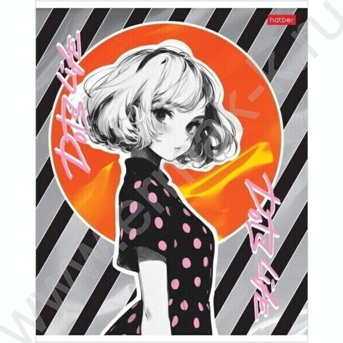 Тетрадь  48л клетка "Dots Life" /выб.лак/ 5видов | Фото 5