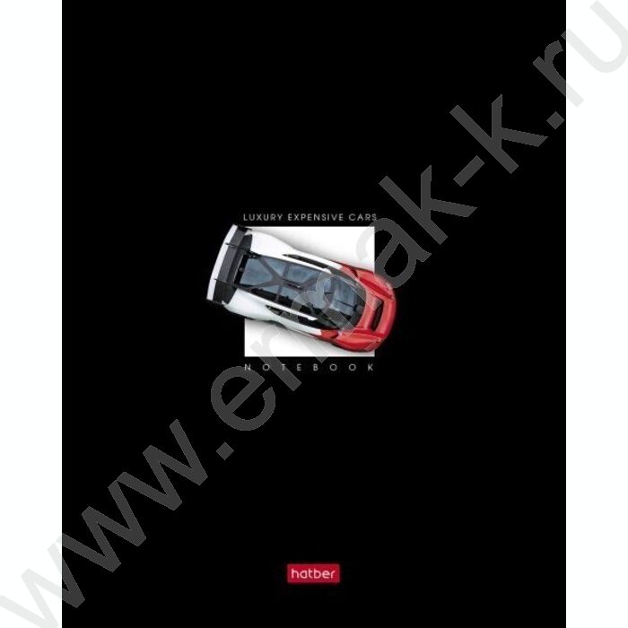 Тетрадь  48л клетка "Luxury expensive cars" /выб лак/ 5видов | Фото 5