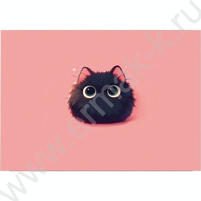 Альбом д/рисования 40л "Чёрный котёнок" | Фото 3