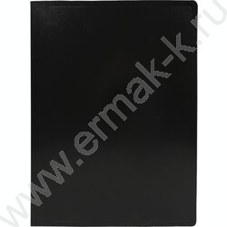 Папка с бок.пруж.скоросшивателем черная /пластик 0,5мм | Фото 2