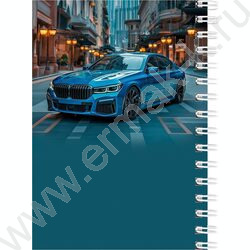 Зап. книжка  80л А6 спираль "Шикарные автомобили-2" ассорти | Фото 4