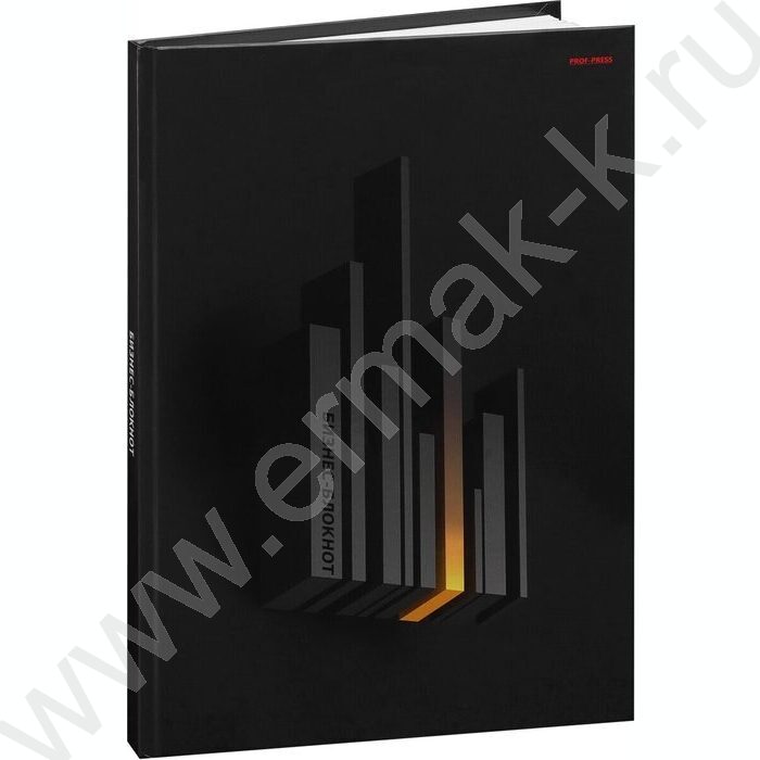 Бизнес-блокнот 120л А4 тв.обл "Чёрный и жёлтый" /глянец/ | Фото 1