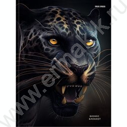 Бизнес-блокнот  80л А5 тв.обл "Дикий рёв" /глянец/ | Фото 2