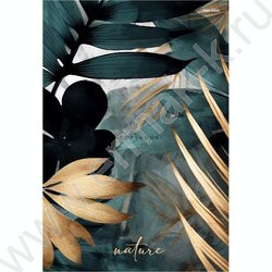 Тетрадь 120л А4 клетка/кольца "Тропические листья-5" | Фото 2