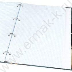 Тетрадь 120л А4 клетка/кольца "Тропические листья-5" | Фото 3