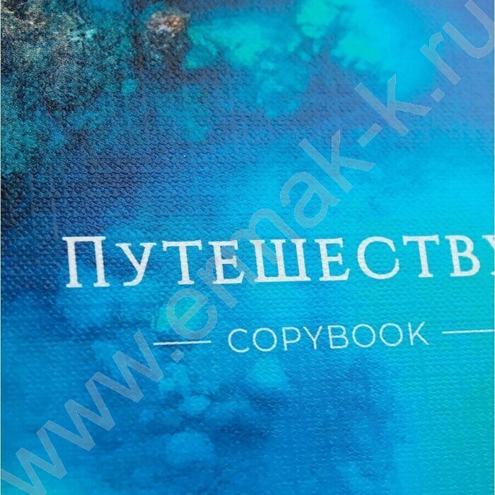 Тетрадь  80л клетка/кольца "Путешествуй" /глянец/лен/ | Фото 5