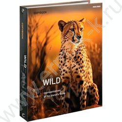 Тетрадь 160л клетка/кольца "Леопард-1" | Фото 1