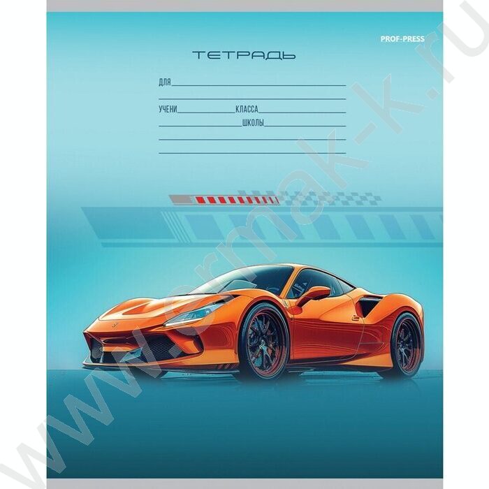 Тетрадь  12л линейка косая "Разные автомобили-12" 5видов | Фото 3