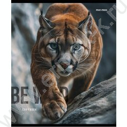 Тетрадь  48л клетка "Дикие кошачьи" /лён/ ассорти | Фото 5