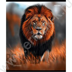 Тетрадь  48л клетка "Дикие кошачьи" /лён/ ассорти | Фото 6