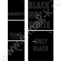 Тетрадь  48л клетка "No white" /мат.лам/выб.лак/ 5видов | Фото 1