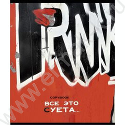 Тетрадь  48л клетка "Граффити с красным" /мат.лам/выб.лак/ 5видов | Фото 4