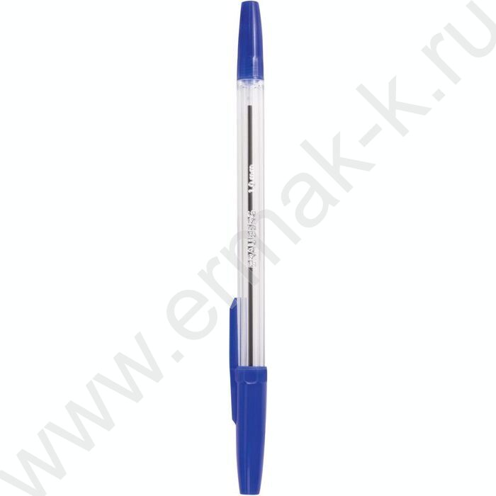 Ручка шар "Line" 1мм, синяя, линия 0,5мм, корпус прозрачный | Фото 3