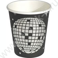 Стаканы бумажные 250мл/6шт Диско | Фото 1