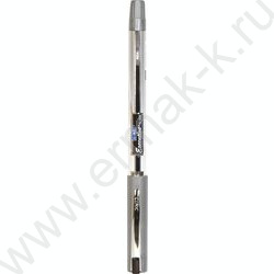 Ручка гелевая черная 0,55мм Executive SL /круглый корпус, резин.держатель/ | Фото 3