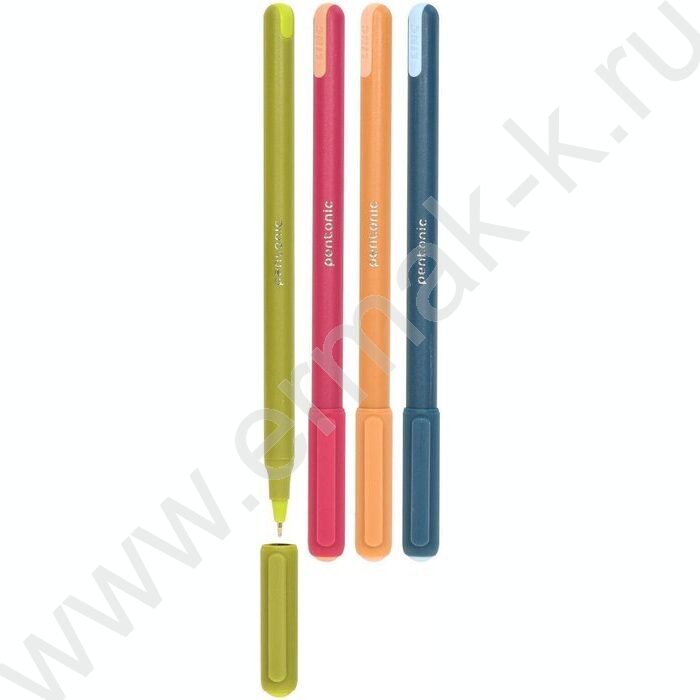 Ручка шар Pentonic Color синяя 0,7мм /круглый корпус /ассорти | Фото 3