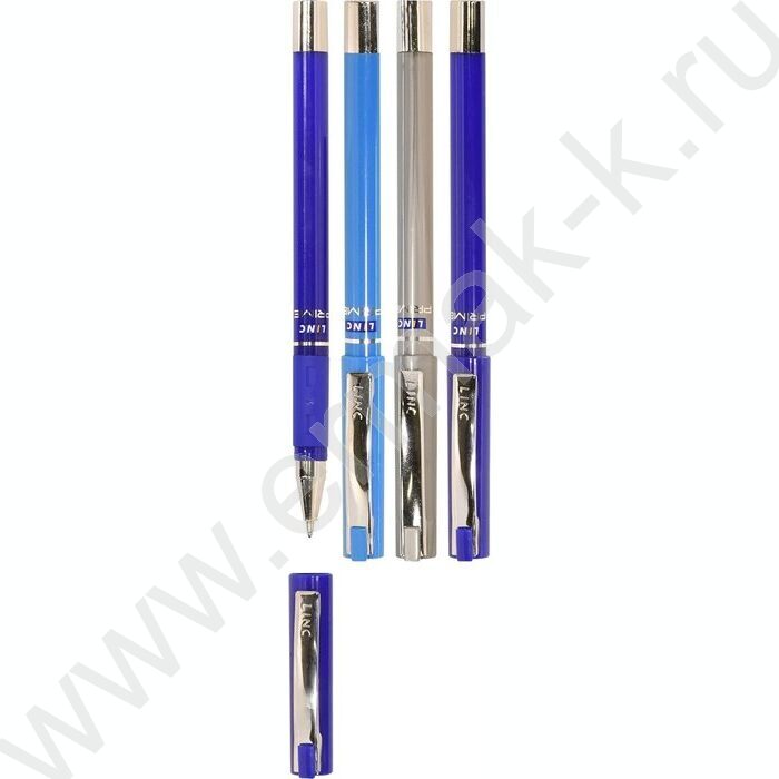 Ручка шар Prime синяя 1мм /резин.держатель/ /круглый корпус /ассорти | Фото 5