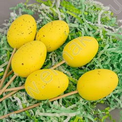 Яйца пасхальные на палочке 5см 6 шт/уп | Фото 3