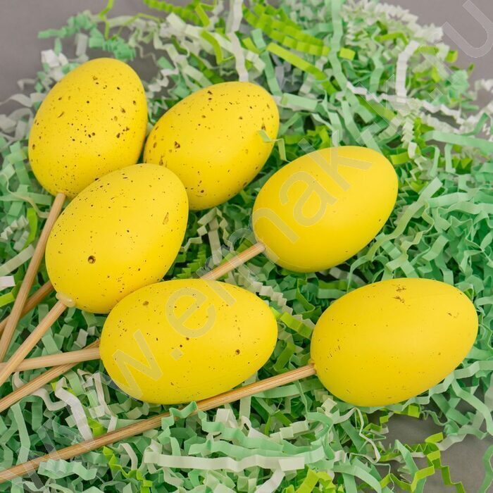 Яйца пасхальные на палочке 5см 6 шт/уп | Фото 3