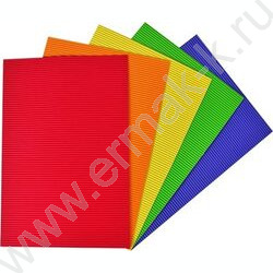 Картон цв. Гофриров. А4  5л/5цв Каляка Маляка | Фото 4