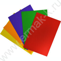 Картон цв. Гофриров. А4  5л/5цв Каляка Маляка | Фото 5