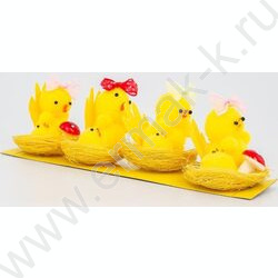 Цыплята пушистые 18*5см 4 шт/уп | Фото 1